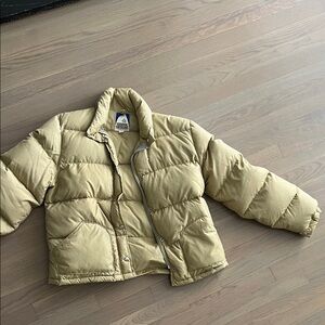 Cozy Tan Puffer Jacket for Kids